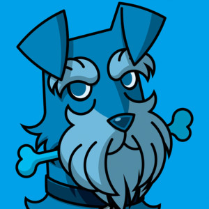 A3額付アートポスター ミニチュア・シュナウザー