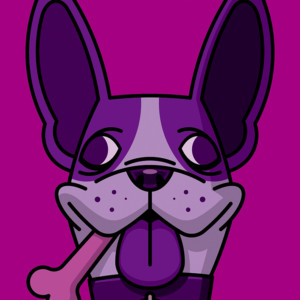 A3額付アートポスター フレンチ・ブルドッグ