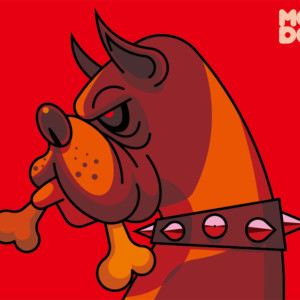 A2額付アートポスター ボクサー