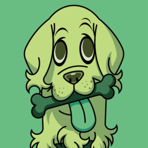 A2額付アートポスター ゴールデン・レトリバー