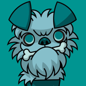 A3額付アートポスター ブリュッセル・グリフォン