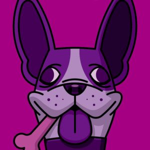 A3額付アートポスター フレンチ・ブルドッグ